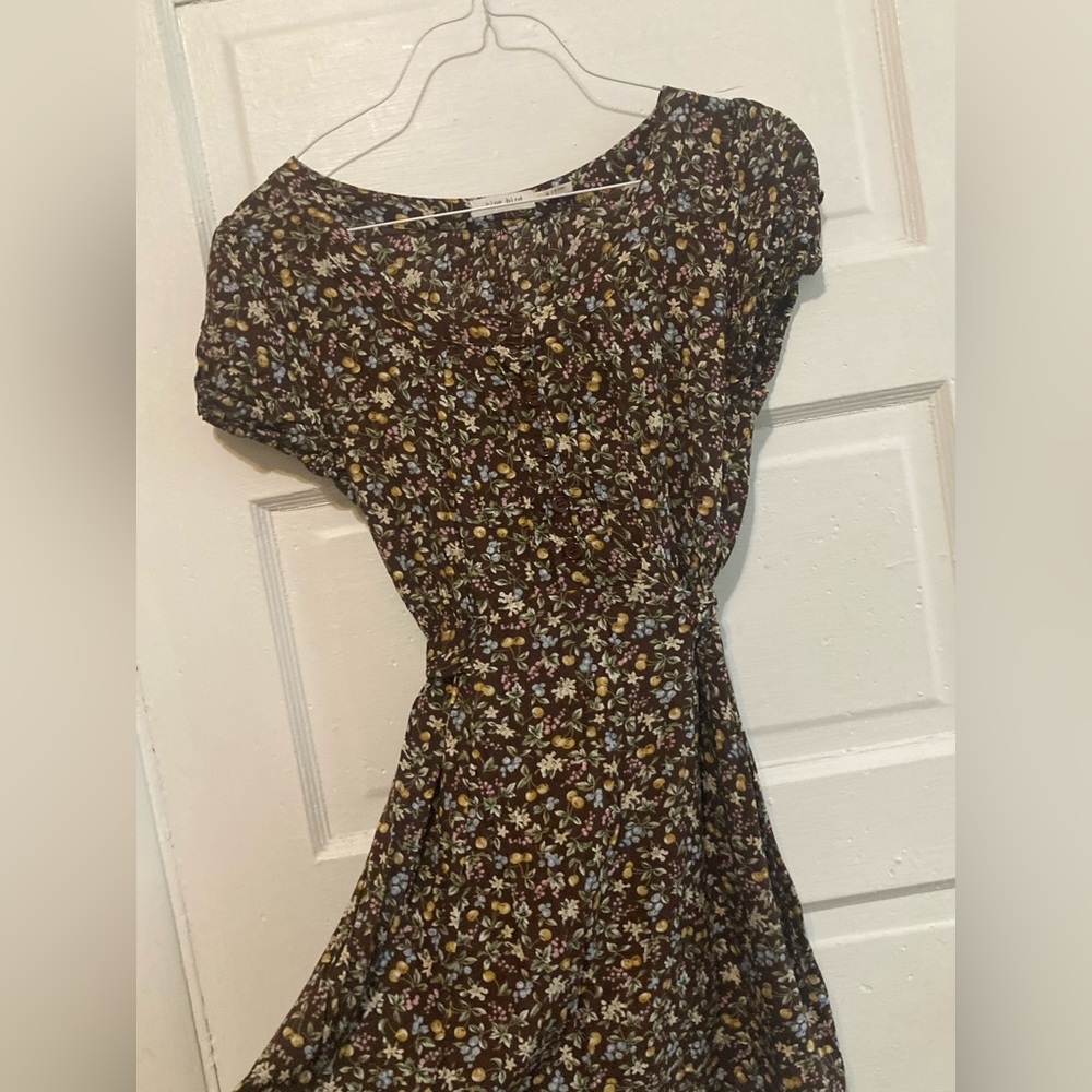 Blue bird Floral Dress